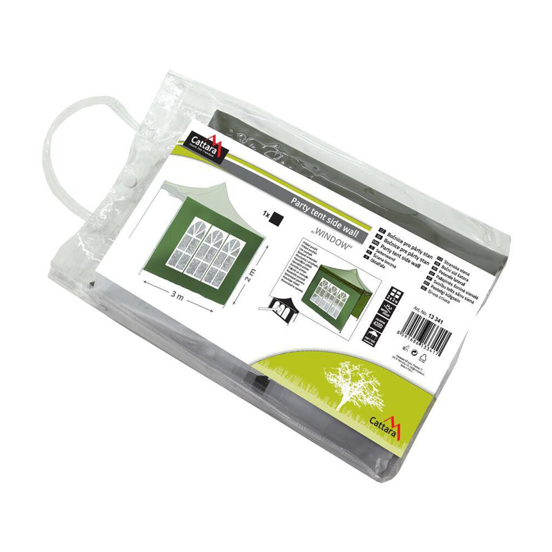 Bočnice pro párty stan CATTARA 13341 Window Waterproof 2x3m zelená