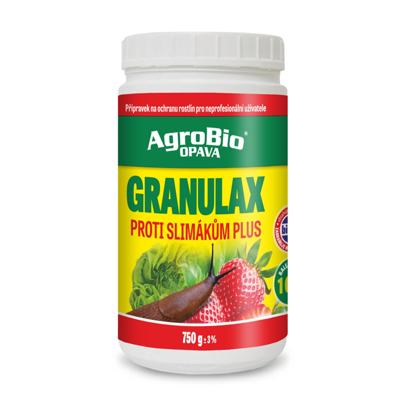 Přípravek proti slimákům AGROBIO Granulax Plus 750g
