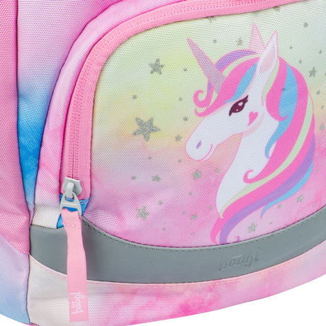 Batoh školní BAAGL Airy Rainbow Unicorn