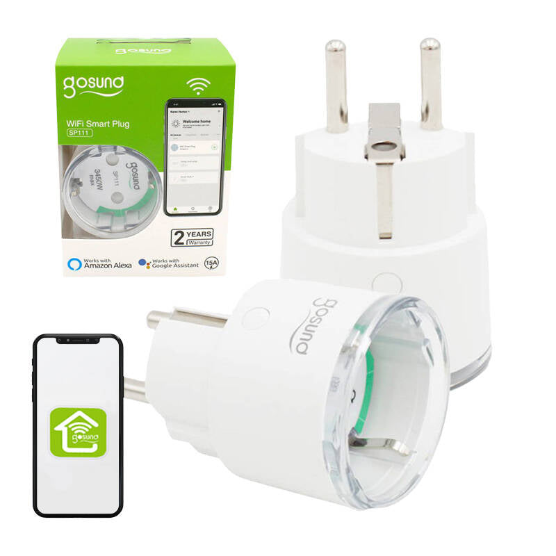 Smart sada zásuvek GOSUND SP111 WiFi Tuya 2ks