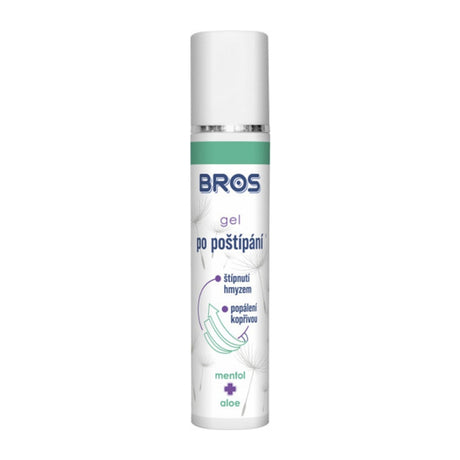 Gel po poštípání hmyzem BROS mentol+aloe 50ml
