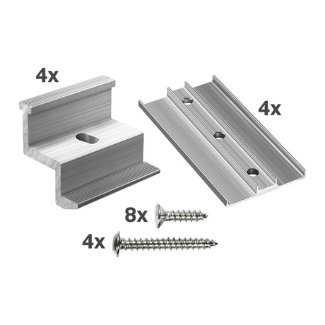 Držák k solárním vanám pro panely š. 1038 mm, tloušťka 35 mm