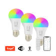 Smart LED žárovka E27 11W RGB+CCT IMMAX NEO 07712CDO WiFi Tuya sada 3ks