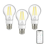 Smart LED žárovka filamentová E27 7W IMMAX NEO 07713C WiFi Tuya sada 3ks