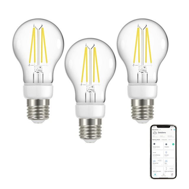 Smart LED žárovka filamentová E27 7W IMMAX NEO 07713C WiFi Tuya sada 3ks