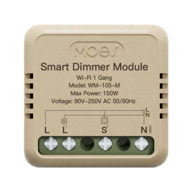 Smart ovladač osvětlení MOES Switch Module MS-105M WiFi Tuya