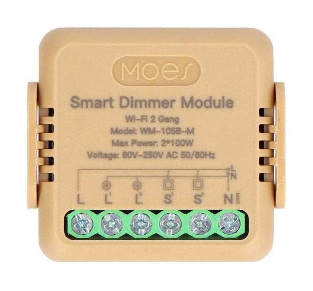 Smart ovladač osvětlení MOES Switch Module MS-105B-M WiFi Tuya
