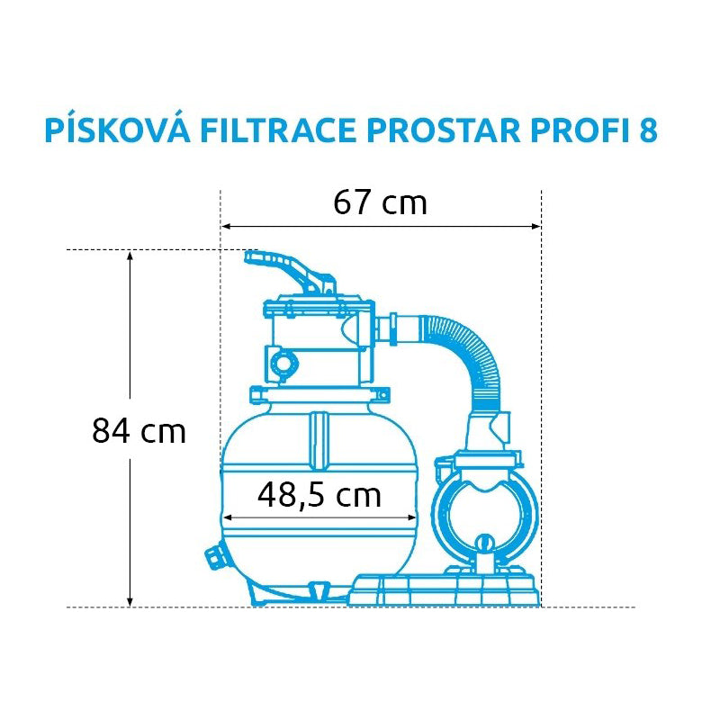 Filtrace písková MARIMEX ProStar Profi 8 638222