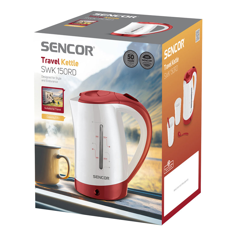 Konvice rychlovarná SENCOR SWK 150RD cestovní