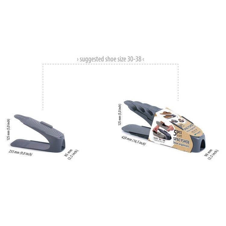 Organizér na boty PROSPERPLAST transparent vel. 30-38 5ks
