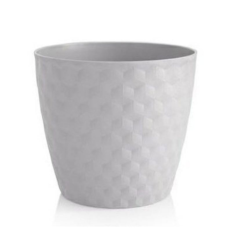 Květináč RUBY MAT 19cm bílý