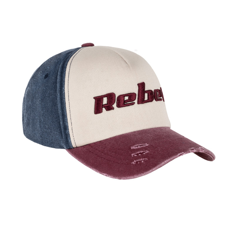 Kšiltovka REBEL modro-fialová vel.M