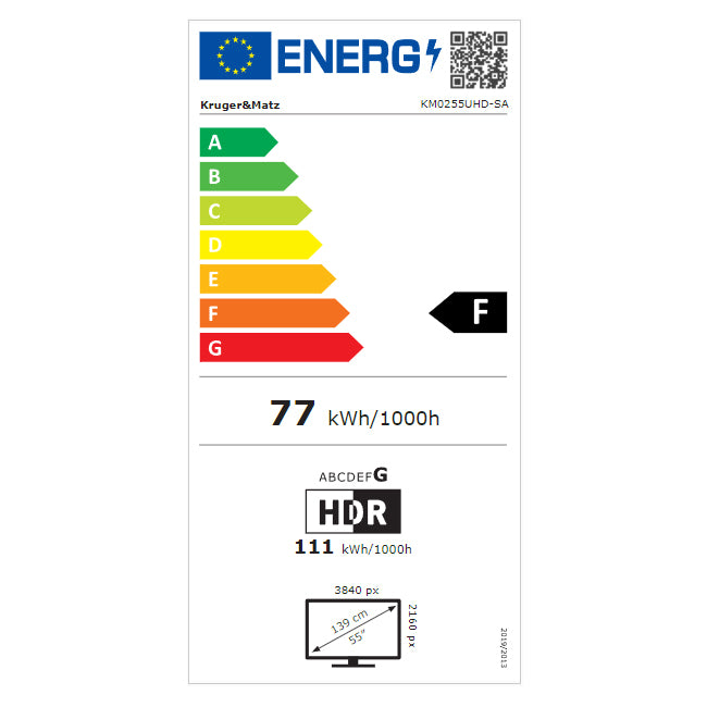 Televizor KRUGER & MATZ KM0255UHD-SA SMART TV 55"