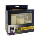 LED svíčka HOME DECOR HD-141 sada 3ks