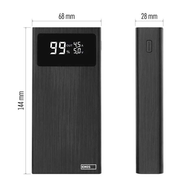 PowerBank EMOS BetaQ 20 20000mAh Black