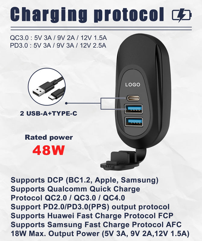 Nabíječka USB STU 34710.2 pro montáž na povrch