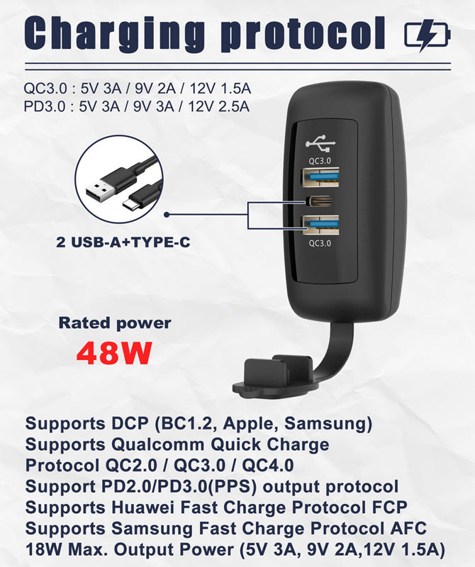 Nabíječka USB STU 34712 pro montáž na povrch