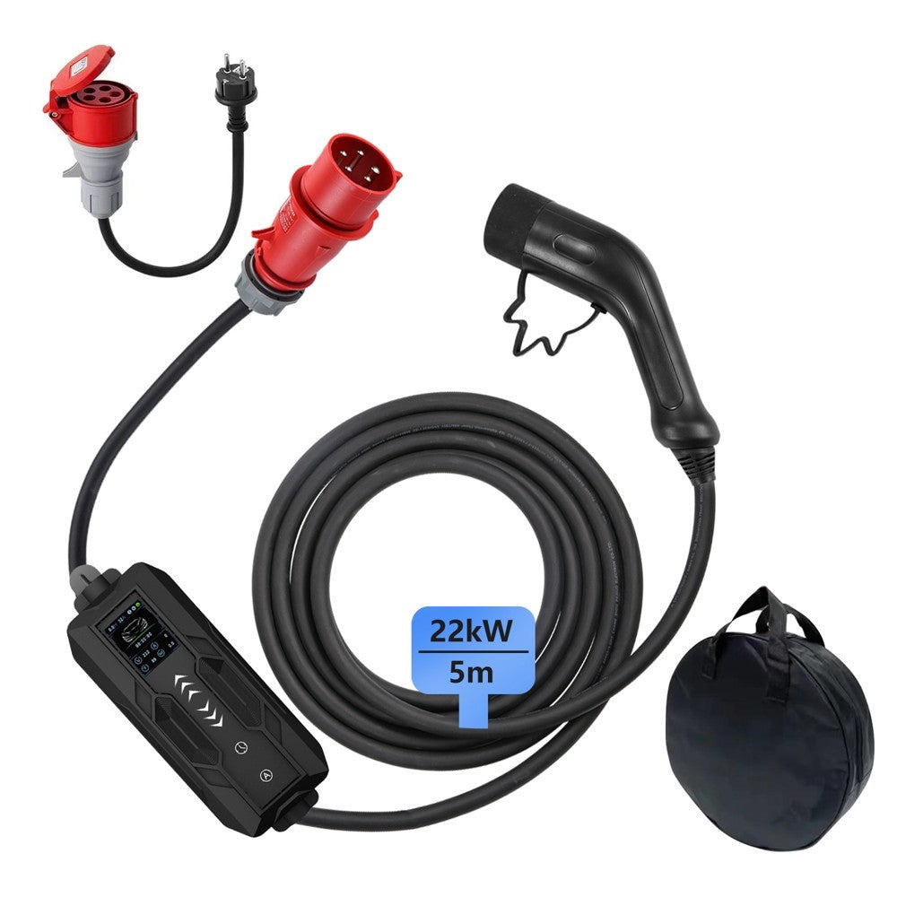 Nabíjecí stanice IMMAX NSE002 EV/PHEV AC Type 2 22kW cestovní