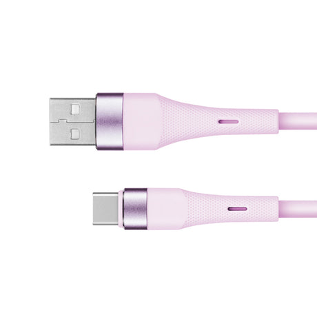 Kabel KRUGER & MATZ KM1268-1P Basic USB/USB-C 1m Pink
