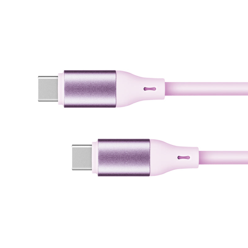 Kabel KRUGER & MATZ KM1269-1P Basic USB-C/USB-C 1m Pink