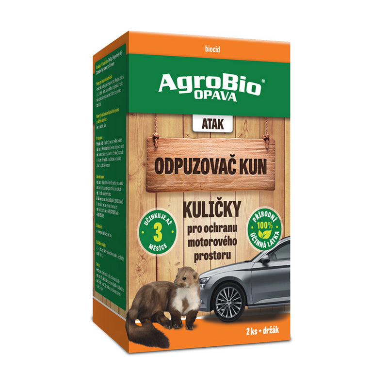 Odpuzovač kun kuličky AGROBIO Atak 2ks