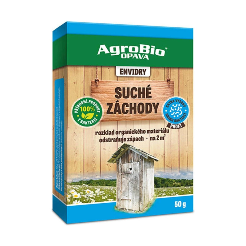 Přípravek k likvidaci organických nečistot v suchých záchodech AGROBIO EnviDry 50g
