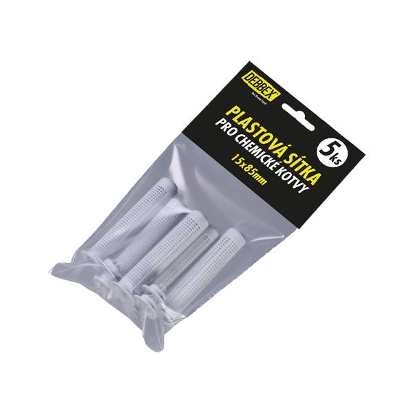 Sítka pro kotvení do dutých materiálů DEBBEX 5ks 12x50mm M6–M8