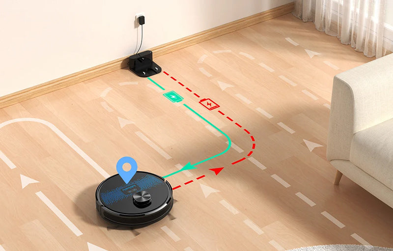Vysavač robotický LUBLUELU SL60D Black Tuya