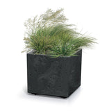 Květináč SIERRA SQUARE BETON EFFECT antracit 38,5cm