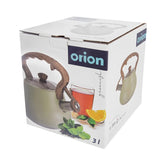 Konvice na čaj s píšťalkou ORION Greenish 3l