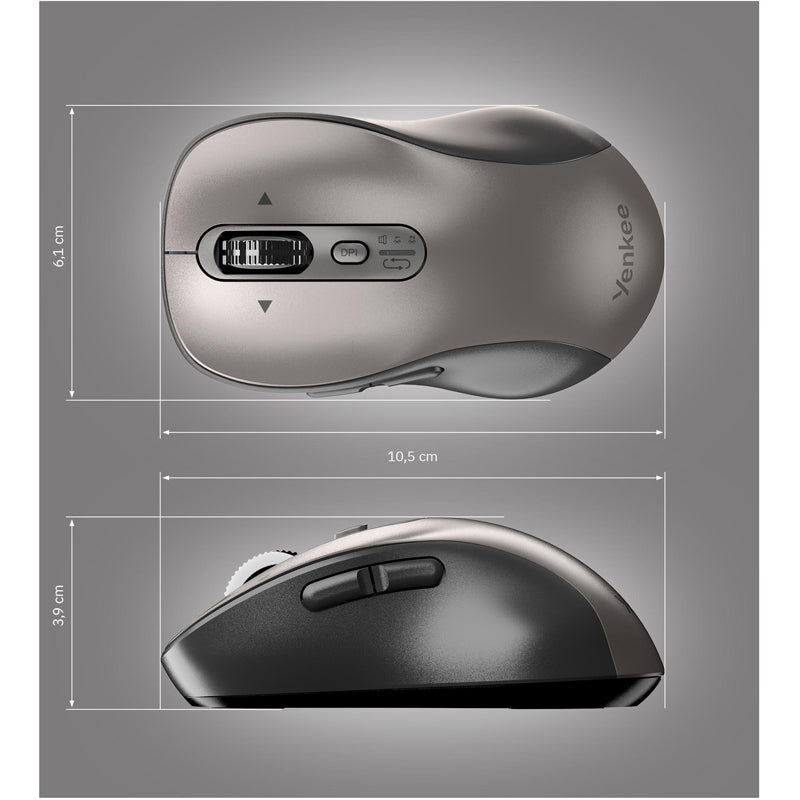 Myš bezdrátová YENKEE YMS 2010SR Gyro Dual mode