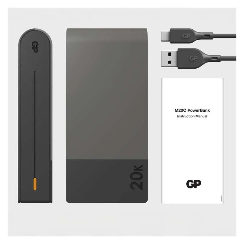 PowerBank GP M2+ Series 20000mAh Grey