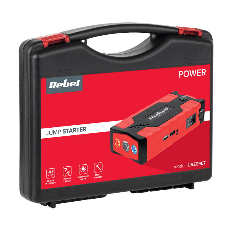 Startovací sada Jump Starter a kompresor REBEL URZ0967