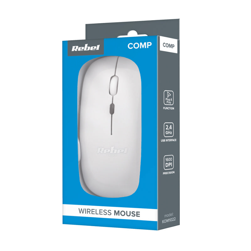 Myš bezdrátová REBEL WM210 White
