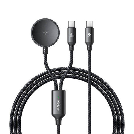 Kabel MCDODO CA-4210 USB-C 1,2m Black + nabíječka na Samsung Watch