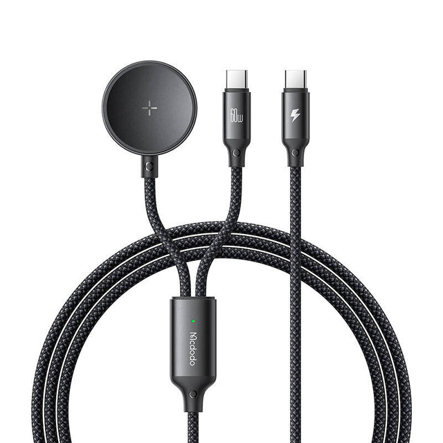 Kabel MCDODO CA-4210 USB-C 1,2m Black + nabíječka na Samsung Watch