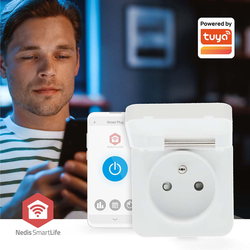 Smart zásuvka NEDIS ZBPO130EWT ZigBee Tuya