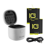 Nabíječka Allin box TELESIN pro GoPro Hero 9 / Hero 10 + 2 baterie