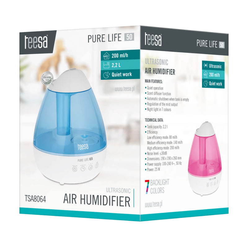 Zvlhčovač vzduchu TEESA Pure Life 50