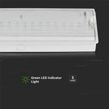 LED nouzové svítidlo s cedulí V-TAC VT-543