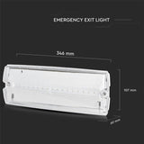 LED nouzové svítidlo s cedulí V-TAC VT-543