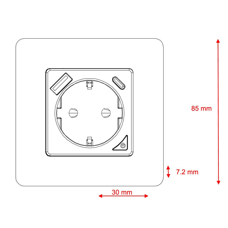 Smart zásuvka IMMAX NEO 07800L ZigBee Tuya
