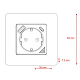 Smart zásuvka IMMAX NEO 07800L ZigBee Tuya