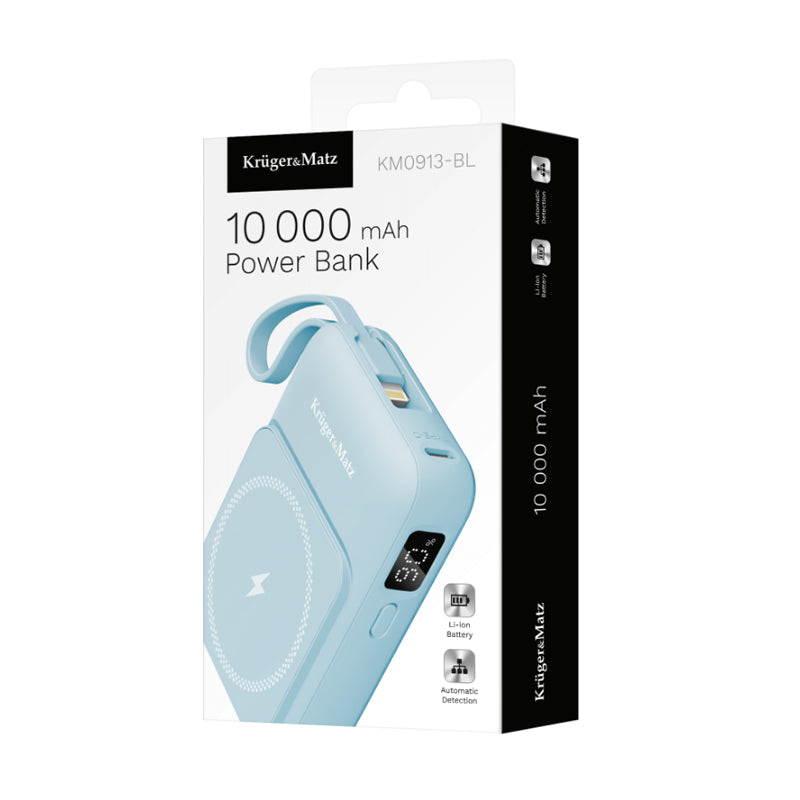 PowerBank KRUGER & MATZ KM0913-BL MagSafe 10000mAh