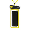 Pouzdro vodotěsné BASEUS DeepDive Black/Yellow