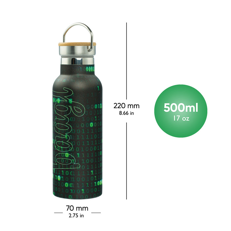 Termoláhev BAAGL Numbers 500ml s bambusovým víčkem