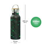 Termoláhev BAAGL Numbers 500ml s bambusovým víčkem