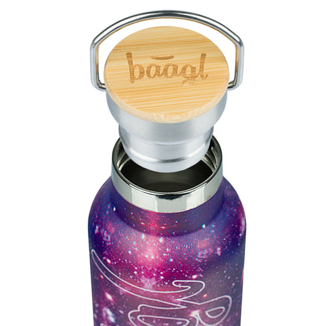 Termoláhev BAAGL Galaxy 500ml s bambusovým víčkem
