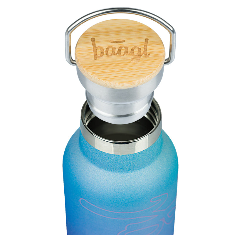 Termoláhev BAAGL Galaxy 500ml s bambusovým víčkem