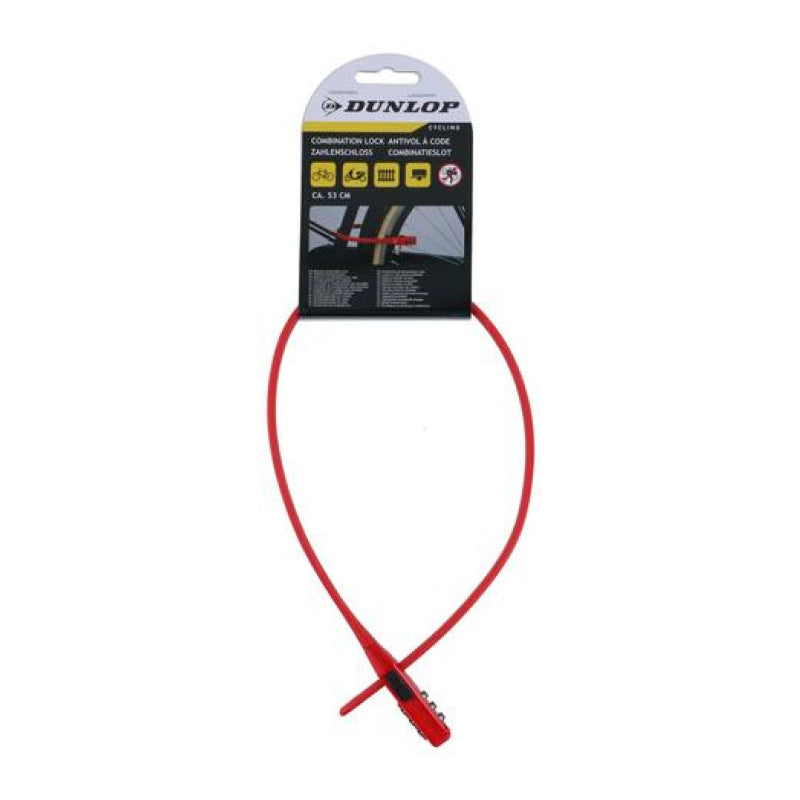 Zámek na kolo DUNLOP 7323 Red